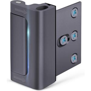 Home Security Door Reinforcement Lock Front Door Locks for Kids Safety Metal Child proof High Security Door Lock Withstand 800lbs Top Door Latch Lock Flip Door Guardian for Inward Swinging Inside Door