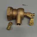 Watts 2000 Series 2" Bronze Heavy Duty Float Valve, Female NPT Threaded Inlet, Tank Wall Mountable, Machined Flange, Serrated Arms, Replaceable Seals, Max Working Temperature 180° F