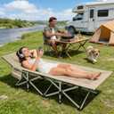 Camping cots for Adults,Cots for Sleeping,Cushion and Pillow, Camping Tent cot,High Weight Capacity, Compact Storage,with Carry Bag,Ideal for Outdoor Camping, Office use,Napping, Beach Trips