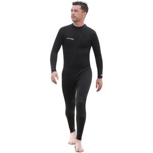 Layatone Womens 3mm Shorty Neoprene Wetsuit, Mens Full Body Front Zipper Wet Suits for Diving,Snorkeling Surfing Swimming XL