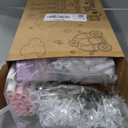 Monobeach Princess Tent Girls Large Playhouse Kids Castle Play Tent with Star Lights Toy for Children Indoor and Outdoor Games, 55'' x 53'' (DxH), Pink