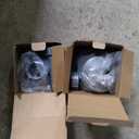 KRAUS Quarza 33-inch Drop-In/Undermount 50/50 Double Bowl Granite Kitchen Sink in Black Onyx, KGD-433B