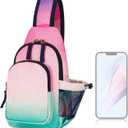 Choco Mocha Girls Sling Bags Kids Crossbody Bag for Girls Kids Sling Bags Ages 8-12 Girl Purse Christmas Purses Gifts (Glitter Colorful)