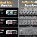 Truck Bed Liner & Tailgate Liner for Ram 1500/1500 RHO 2019-2026 Short Bed (5.7ft,67.4in),Truck Bed Mat Accessories,Heavy Duty Rubber Bed Mat (Not for RamBox/Classic)