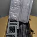 Fshibila 74" 50" Large Baby Playpen, Baby Playard for Babies and Toddlers, Baby Fence Play Pens for Indoor & Outdoor, Sturdy Safety Play Yard with Soft Breathable Mesh, Anti-Fall, Grey