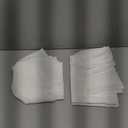 MIULEE Non-See-Through French Door Curtains for Door Window, Privacy Light Filtering Sheer Curtains for Decoration, Window Drapes with Rod Pocket and Tie Back, White, 26 x 72 inches, 2 Panels