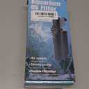 COOSPIDER Aquarium Filter U-Very Suitable for 10-45 Gallon Tank, 158GPH Small Fish Tank Filters for Green Control, Powerful Internal Submersible Pump for Turtle Tank, Air Supply & Oxygen Enhancement