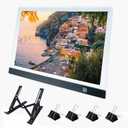 A3 LED Light Pad for Diamond Art, Sketching, Painting - Adjustable Brightness, Sketching, Tracing - USB Powered Complete Art Light Board Kit with Pad Stands and Clips (Black)