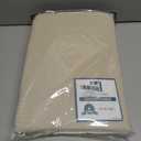 H.VERSAILTEX Boho Curtains - 2 Panel Faux Linen Light Filtering Back Tab Curtains - 84 Inches Long Luxury Linen for Bedroom & Living Room, 52W X 84L, Natural