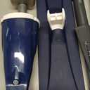 Microfiber Spray Mop for Floors Cleaning: Wet Dry Hardwood Floor Mops with 3 Washable Reusable Pads for Swiffer Powermop - Flat Mop with Sprayer for Tile Wood Laminate Vinyl Marble (Dark Blue)