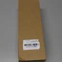 Toilet Brush and Holder Set, Toilet Bowl Brush with Heavy Duty 304 Stainless Steel Base and Extra Long Handle, Toilet Bowl Cleaners Brush for Bathroom (Matte Black)