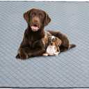 Eterish Reusable Washable Pee Pads for Dogs Extra Large 72'' x 72'' 1 Pack, Absorbent Pet Puppy Dog Training Pads Non-Slip, Waterproof Whelping Potty Pads for Dogs Leak-Proof (Gray)