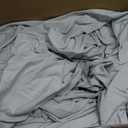 Bedsure Queen Comforter Set Prewashed Soft Bedding 3Pcs Silver Grey 90"x90"