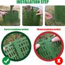 10pcs Tree Trunk Protector, Tree Guards Trunk Protector with Twist Ties, Resizable for Various Size Trees or Plants, Preventing Tree Bark Damage from Pruners, Mowers, and Rodents