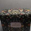 Rugcomf Living Room Rug 6x9 Rug Machine Washable Boho Area Rug Non Slip Floral Vintage Low Pile Large Rug for Living Room, Bedroom, Farmhouse, Dining Room, Kids Playroom(Yellow)