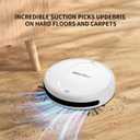 Robot vacuum, featuring a 3-in-1 comprehensive cleaning system that vacuums and mops, with 3000Pa suction power. This ultra-thin and quiet robot vacuum and mop is ideal for pet hair and hard floors-w2