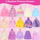 80 PCS Doll Clothes and Accessories 5 Wedding Gowns 9 Fashion Dresses 3 Tops 3 Pants 1 Evening Dresses 2 Swimsuits Bikini 20 Hangers 18 Shoes and 22 Accessories Toys for 11.5 inch Doll