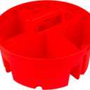 Bucket Boss - Super Stacker Small Parts Organizer, Bucket Organization (15054), Red