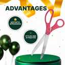 25" Grand Opening Scissors Pink Giant Scisors for Ribbon Cutting Ceremony Heavy Duty Pink Scissors Giants for Special Events Inaugurations and Ceremonies
