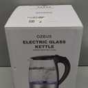 AZEUS Fast Boil Electric Water Kettle, 1.8L Large Capacity with Auto Shut-Off and Boil-Dry Protection, BPA-Free Borosilicate Glass &Stainless Steel