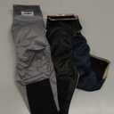 Wegreeco Washable Male Dog Belly Band - Pack of 3 - Washable Male Dog Belly Wrap, Small Doggie Dog Diapers Male for Doggy Puppy (Black, Charcoal, Navy, Small)