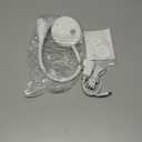 LED Wall Mounted Reading Light, Book Light for Reading in Bed with Touch Control, 5 Dimmable, USB Output, Night Light & Timers Function, Flexible Gooseneck Headboard Bed Lights (White)