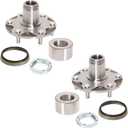 2 Front Wheel Hub Bearing Assembly Fit for Toyota 4 Runner 1996-2001 for Sequoia 2001-2007 for Tundra 2000-2006 for Tacoma 1999-2004 2WD Only,Will NOT fit 4WD #WH5170112W, NT517011