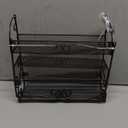 3 Tier Wall Mounted Hanging Spice Rack, Bronze