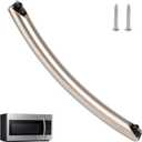 Upgrade ME16A4021AS Microwave Door Handle, Replaces with Samsung Microwave Handle ME16A4021AS, with 2 Screws, DE94-04313F Microwave Door Handle, Compitable for Samsung Microwave
