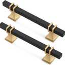 10 Pack 3-3/4 Inch Black and Gold Cabinet Pulls Black and Gold Cabinet Handles Kitchen Cabinet Handles Dresser Drawer Pulls Kitchen Cabinet Hardware