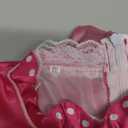 Princess Costume for Women,Princess Dress with Crown Earrings Gloves Adults Super Brothers Cospaly Suit (XX-Large)