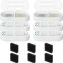 Dog Water Fountain for Large Dogs, 7L/1.8Gal 4200mAh Cordless Dog Water Dispenser, Stainless Steel Automatic Pet Water Fountain (6 Set Filters for 7L Dog Fountain)