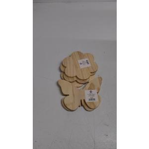 Wood Decor Set Of 5 Pcs