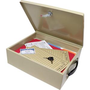 Fire-Retardant Security Box with Keyed Lock