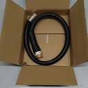 Giraffe Tools Garden Hose 5/8", Water Hose Heavy Duty, Flexible, Lightweight Hybrid Hose with Bend Protection, 2.5ft Male to Female Fittings, Burst 600 PSI, Short Leader Hose