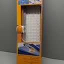 Fiskars Rotary Cutter and Ruler, Quilting Ruler, Rotary Cutter for Fabric, Built-In Measuring Grid & Spring-Action Blade, 24 x 6, Gray/Clear (1 PACK)