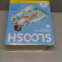 SLOOSH Inflatable Tanning Pool Lounger Float, 70" x 46" Pool Floats Adult with Pillow, 4 in 1 Suntan Tub Raft Floatie, Sunbathing Bed Lounge for Water Blow Up Kids Ball Pit Party Gifts, L-Aqua Blue