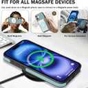 for iPhone 17 Wallet Case, 2-in-1 Detachable Phone Case, Card Holder RFID Blocking, Fashionable Faux Leather Card Slot & Folding Design (Blue)