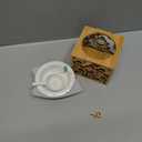 Cabilock 1set Ceramic Burner Tealight Holder Diffuser for Home Decor Elegant Design for Living Room Bedroom Yoga Room Easy to Clean and Use