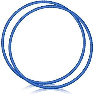 WinnerWhy 2 Pcs Toy Hoop Exercise Hoop Detachable Adjustable Plastic Toy Ring Playground Equipment for School Colored Circles Exercise Ring for Teens Dog Agility Equipment(Royal Blue,23 Inch)