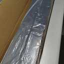 Vinyl PVC Real Estate Sign Post 6' Tall, Realtor Yard Sign Post (Connected type), 47" Arm Holds Up to 36" Sign - Black (No Sign)