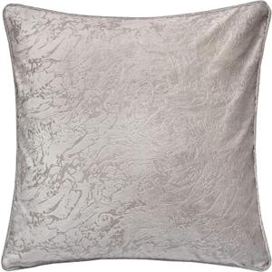 Homey Cozy Velvet Decorative Pillow, 20"x20", Ecru