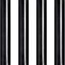 SupplyGiant 1/2 x 16 Inch Steel Black Pipe (24-Pack), Heavy Duty Industrial Malleable Steel Pipes, 1/2'' x 16'' Pre Cut Threaded Pipe Nipple Great For All DIY Furniture Projects And Black Pipe Shelving