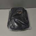 GORILLA GRIP Insulated Lunch Box Bag for Women Men, Large Leakproof Reusable Soft Cooler Bags, Multiple Compartments, Mesh Pockets, Adjustable Strap, Food Tote Keeps Drinks Cold, 8L, 10x9, Black