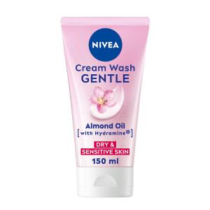 Nivea Daily Essentials Gentle Cleansing Cream Wash for Dry & Sensitive Skin (150ml) by Nivea