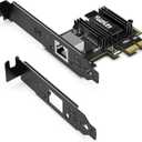 5Gb PCIe Network Card, YuanLey 5G Base-T PCI Express Ethernet Adapter with RTL8126, Support WOL, 5G/2.5G/1G/100Mbps NIC Card RJ45 Port for PC Windows/Linux OS