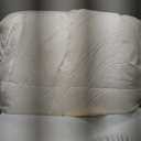 MAPLE DOWN Soft Queen Size Comforter Duvet Insert-Down Alternative Comforter Quilted with Corner Tabs-Lightweight Breathable Brushed Microfiber Machine Washable (White,90x90)