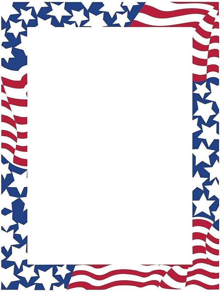 Great Papers! Stars & Stripes Letterhead, 80 Sheets/Pack (2014300)