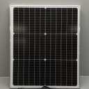 VEVOR 50W 12V Solar Battery Charger Maintainer, Mono Solar Panel Trickle Battery Charger with Upgraded MPPT Controller, IP65 Waterproof for Car Boat RV Trailer Flat Rooftop (Bracket Not Included)