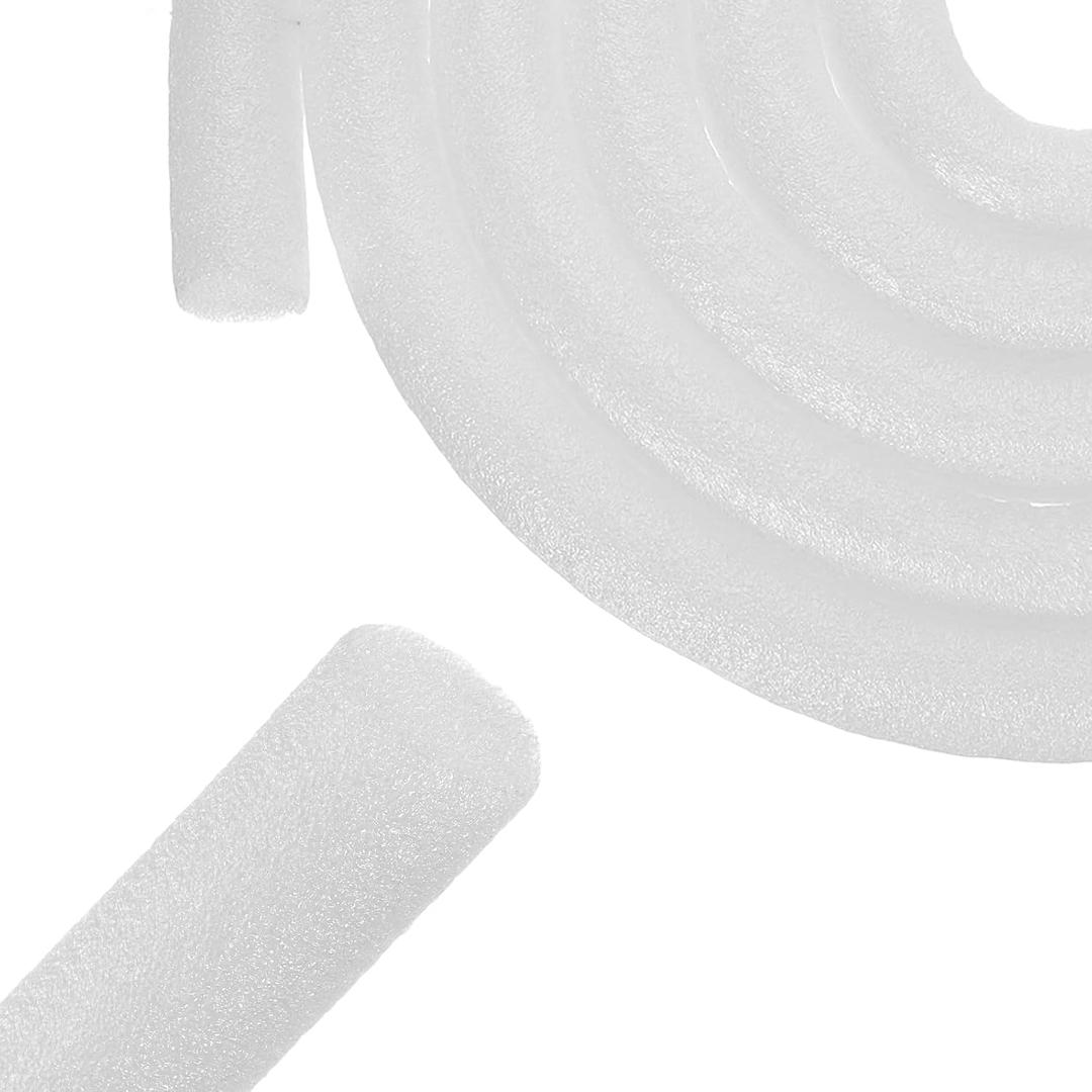 uxcell 2Pcs Backer Rod, 5/6" x 8ft Foam Weather Strip Seal Rod Caulk Saver for Furniture Gaps Concrete Filler Expansion Joints Crack Filling, White